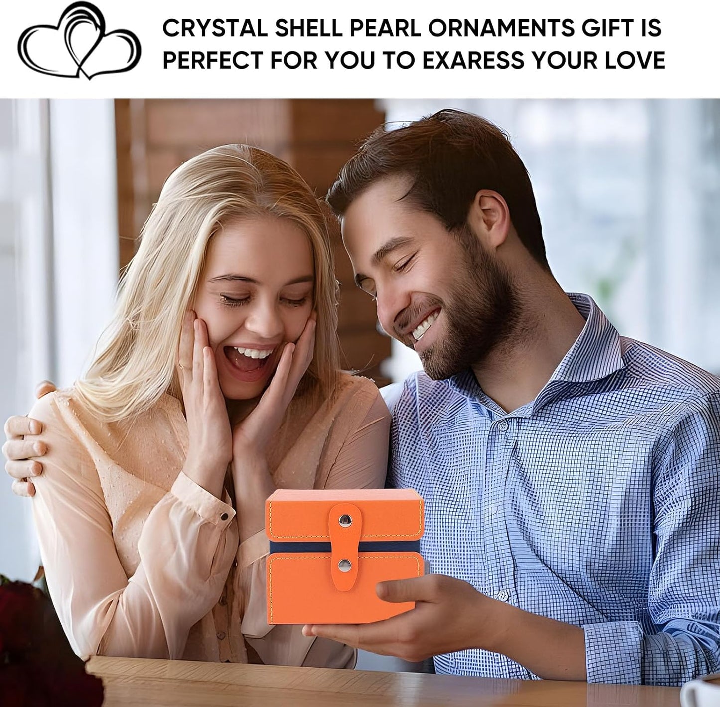 Pkinmonut 10th anniversary crystal gift for her in an elegant box, perfect for celebrating love