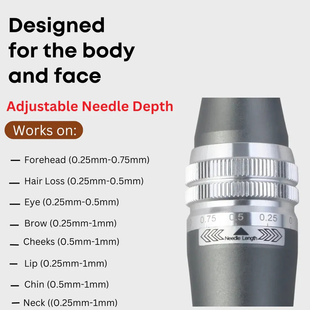 Dr. Pen M8 Microneedling Pen Including 10 Cartridges - Professional Microneedle Derma Roller Pen
