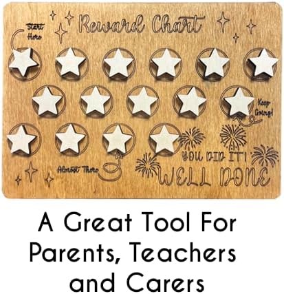 Customisable Wooden Reward charts for Children Behaviour