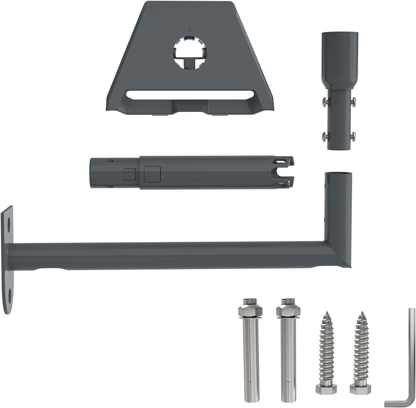 Starlink Mount,Vertical Angle Starlink Long Wall Mount,StarLink Gen 3 Bracket,StarLink Pipe Adapter for Starlink Internet Satellite Kit,Starlink Roof Mount