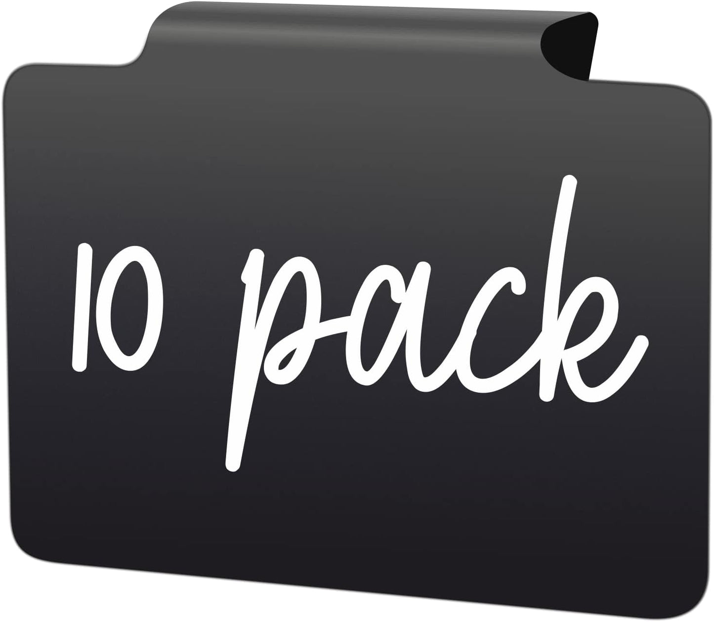 10 Basket Labels Clip On for Pantry Organization & Storage