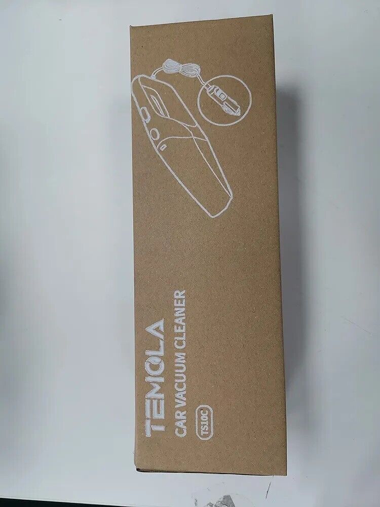 TEMOLA Car Vacuum Cleaner, 12V High Power Portable Handheld Vacuum TS10c HEPA