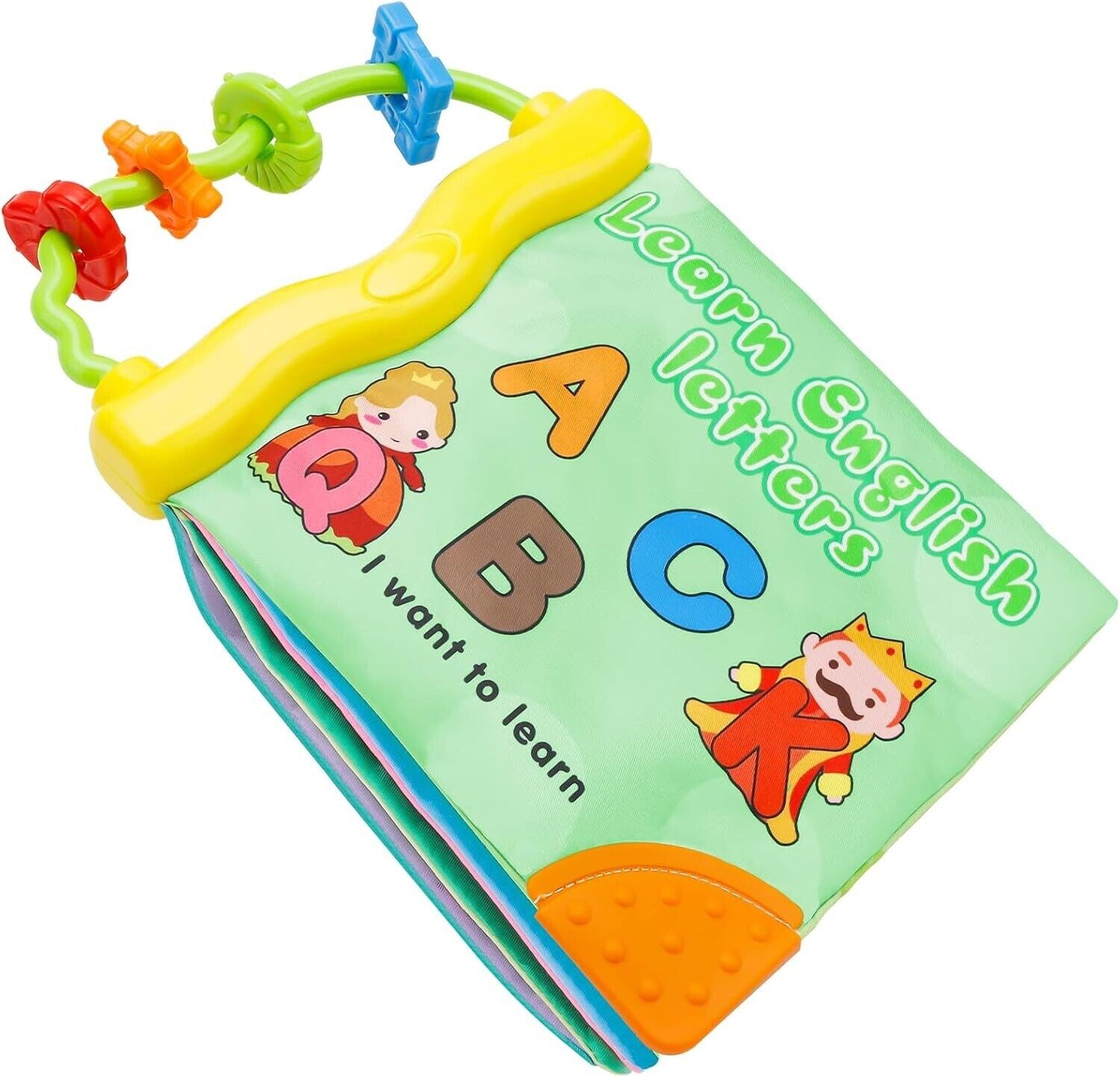 Sirecal Baby Sensory Book Toys, Learn English Letters