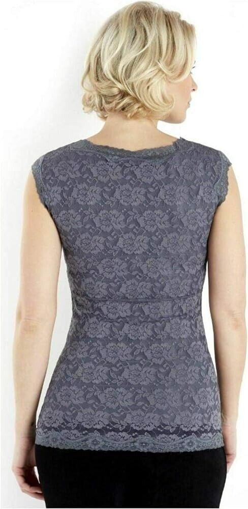 Slim N Lift Caresse Shapewear Stretch Lace Sleeveless V-Neck Corset Body Top