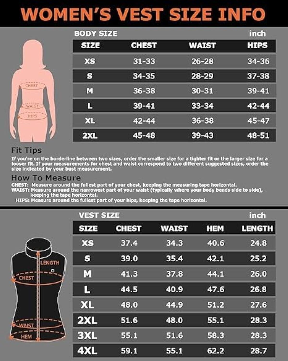 Venustas Woman's Heated Gilet With Battery Pack Lightweight Heated Vest (XL)