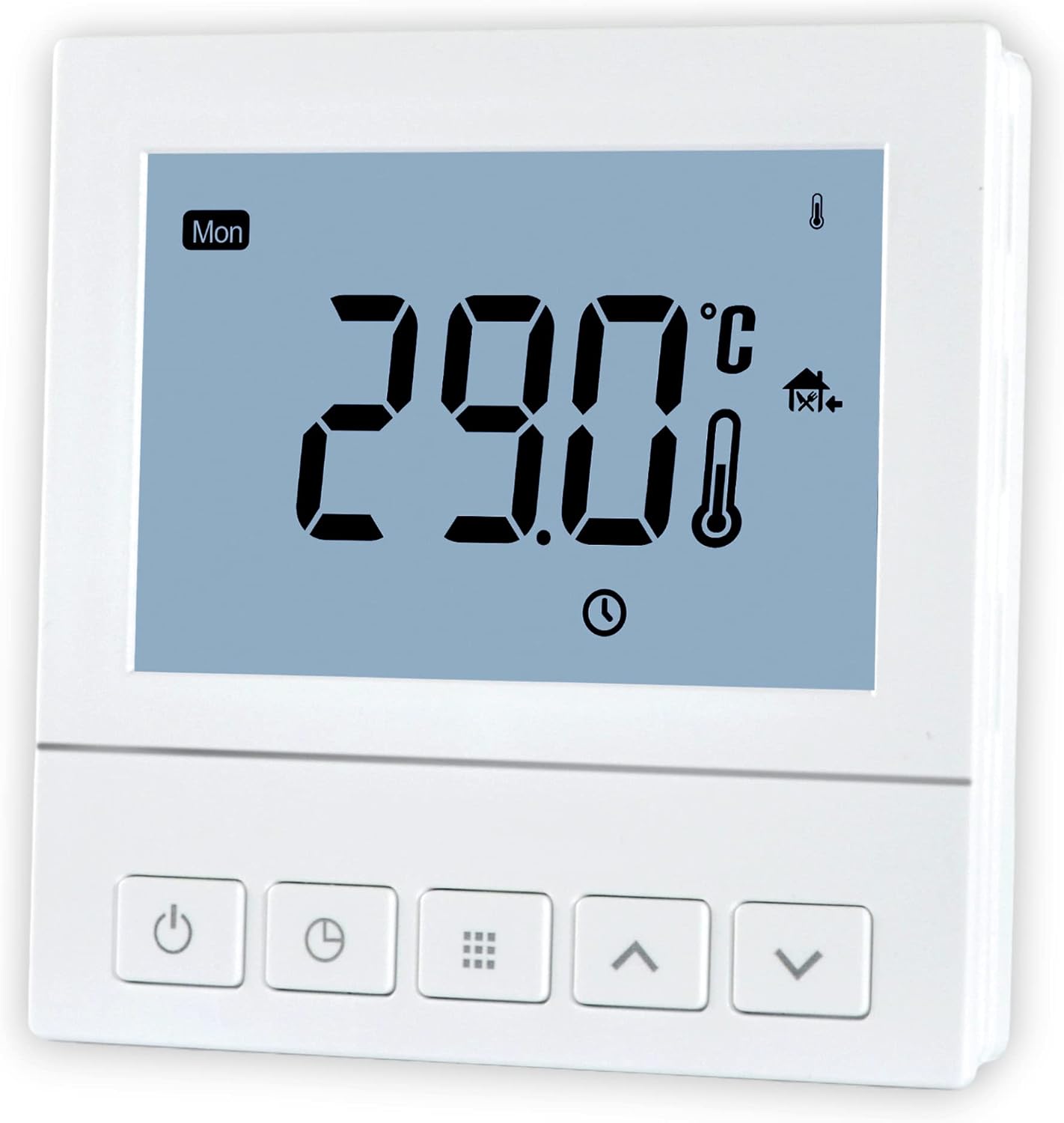 WateUnderfloor Heating Thermostat Programmable 3 AMP Room Stat with Air Sensor Push Button