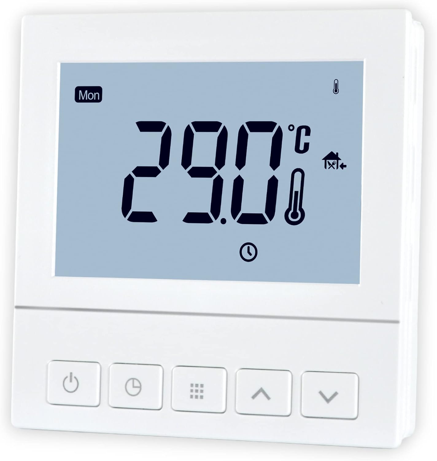 WateUnderfloor Heating Thermostat Programmable 3 AMP Room Stat with Air Sensor Push Button