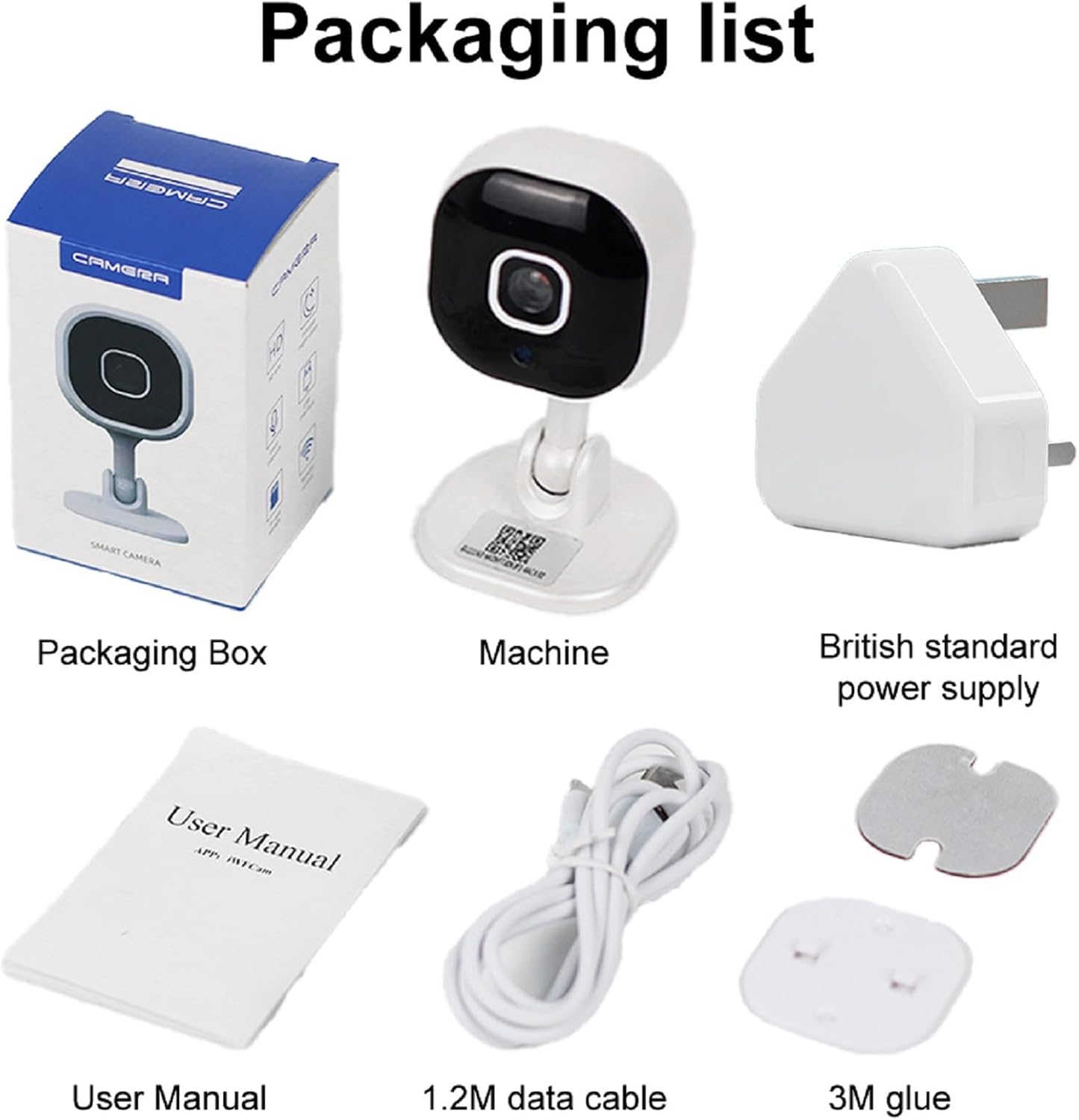 1080P Indoor Security MIni Camera for Baby Monitor, Home Security Camera, Pet Camera w/Motion Detection