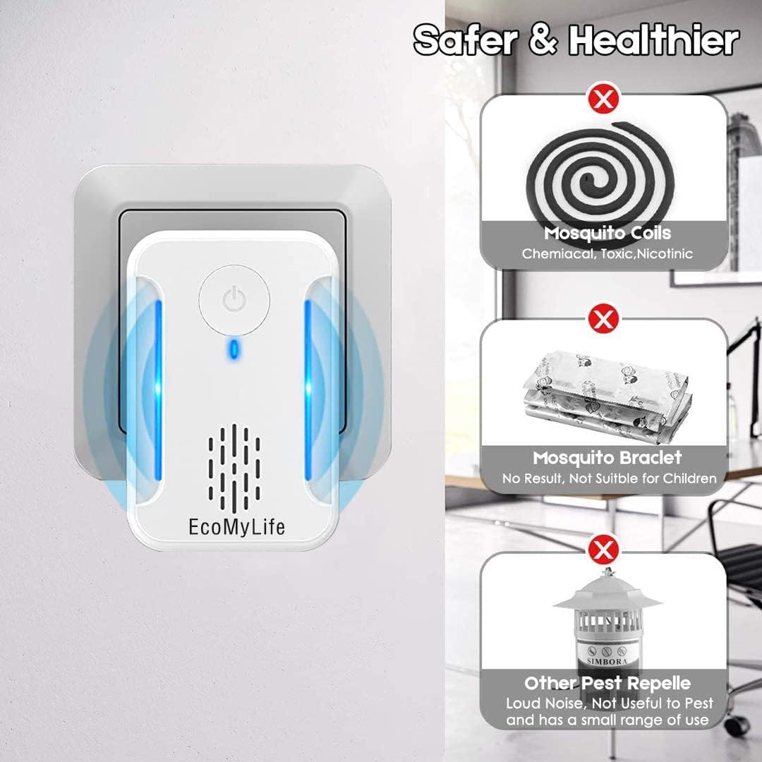 EcoMyLife Ultrasonic Pest Repeller (6 Pack)