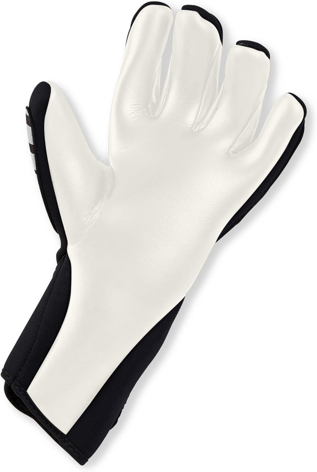 Mitre Impel Goalkeeper Gloves | Shock Absorption | Extra Grip (Black/Grey Size 8)
