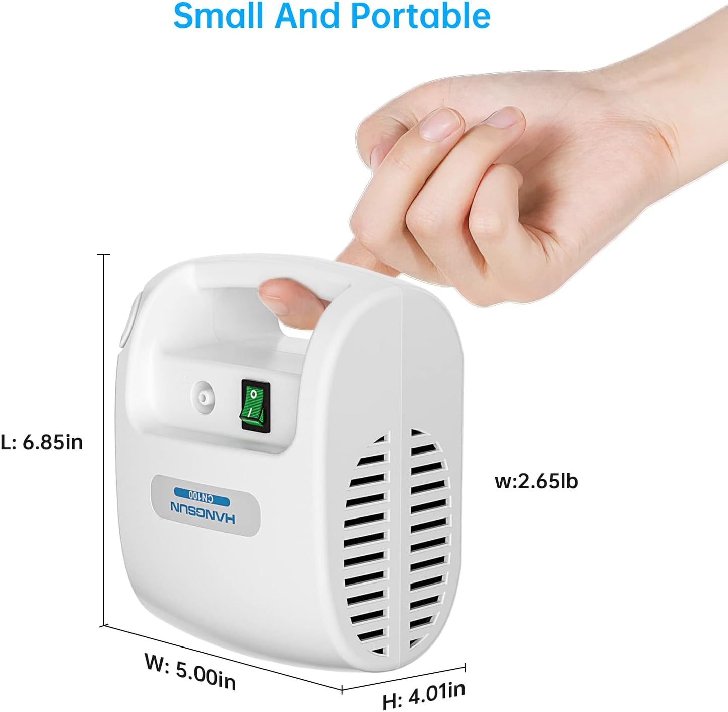 Compact Compressor System Vaporizer Mist Inhaler Machine