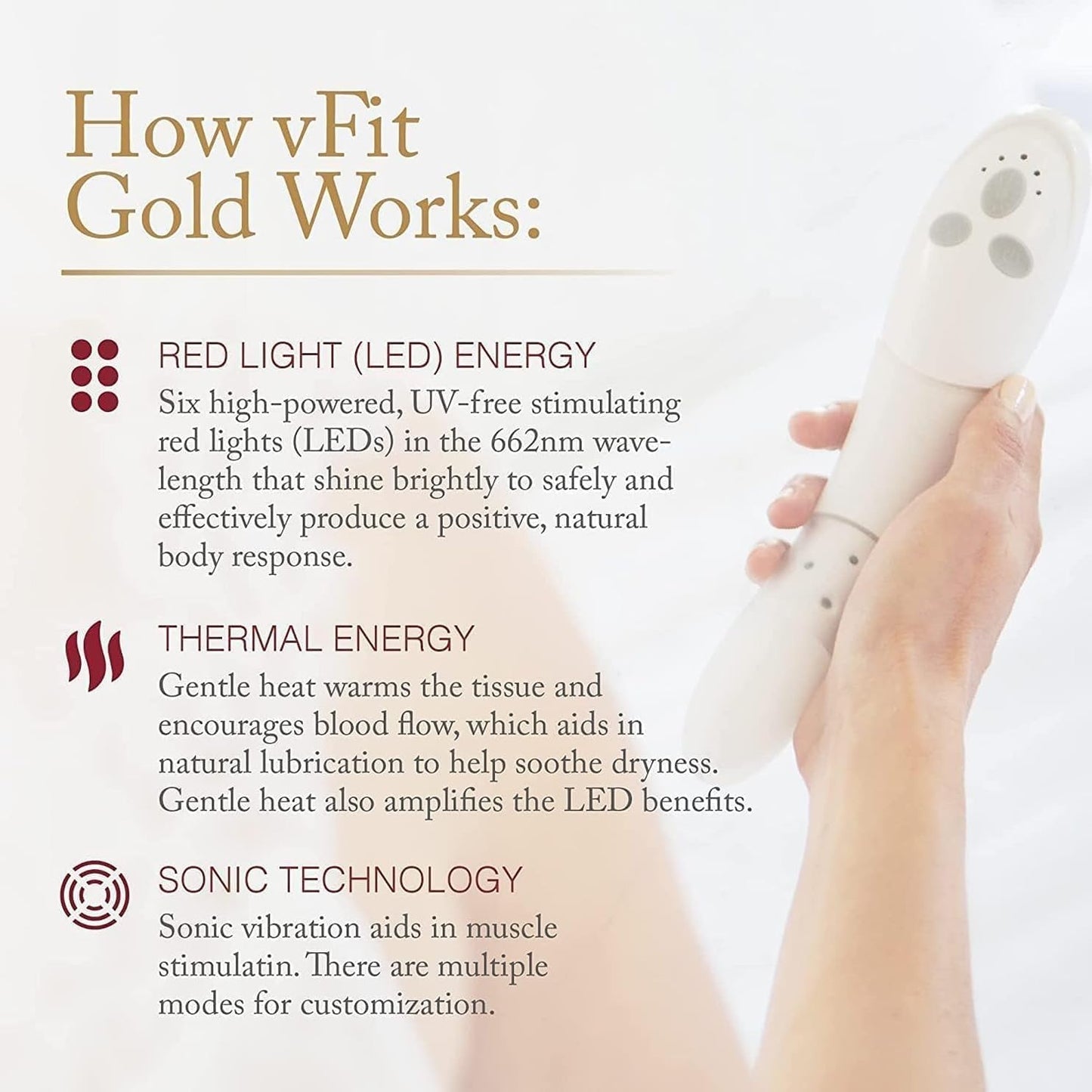 Issviva x Joylux Red LED Light Intimate Care Device for Women