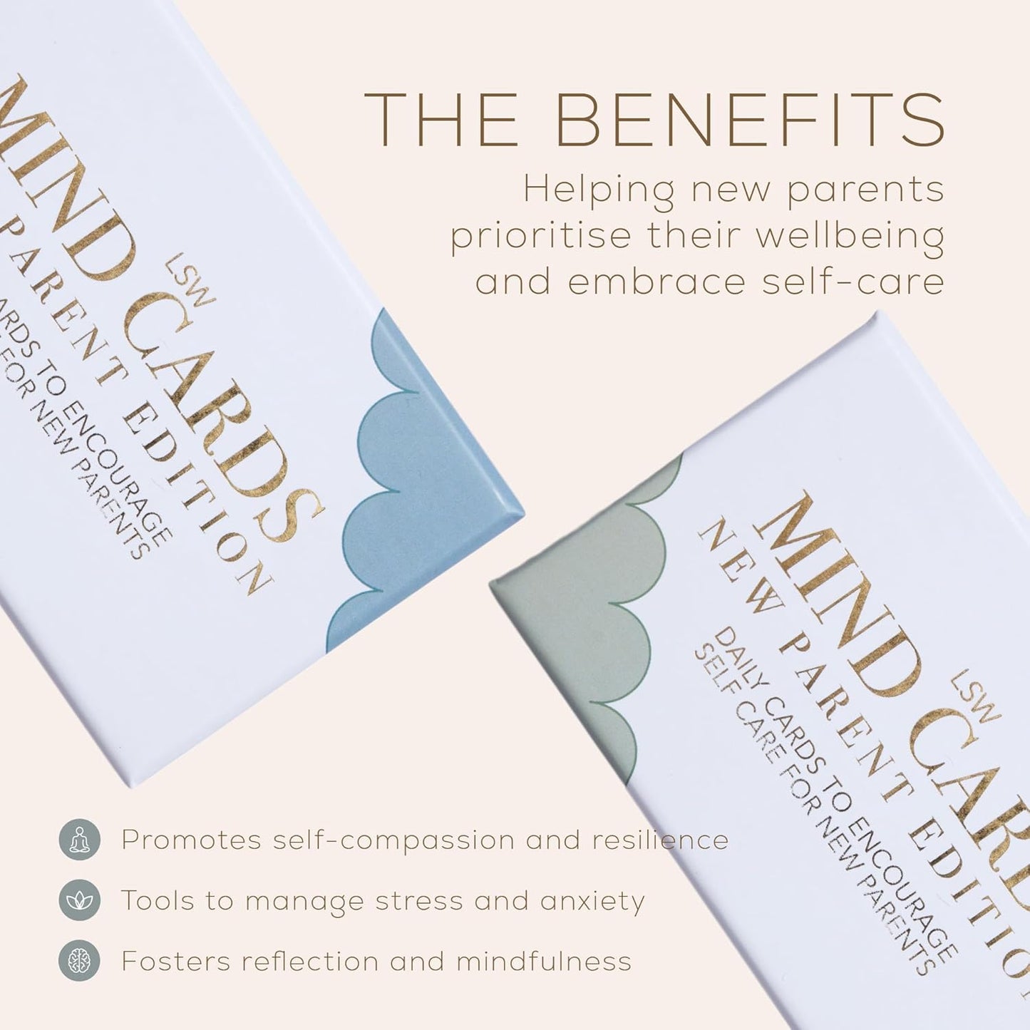 London Mind Cards | 45 Cards for Daily Emotional Support | Mindfulness Exercises & Self Care