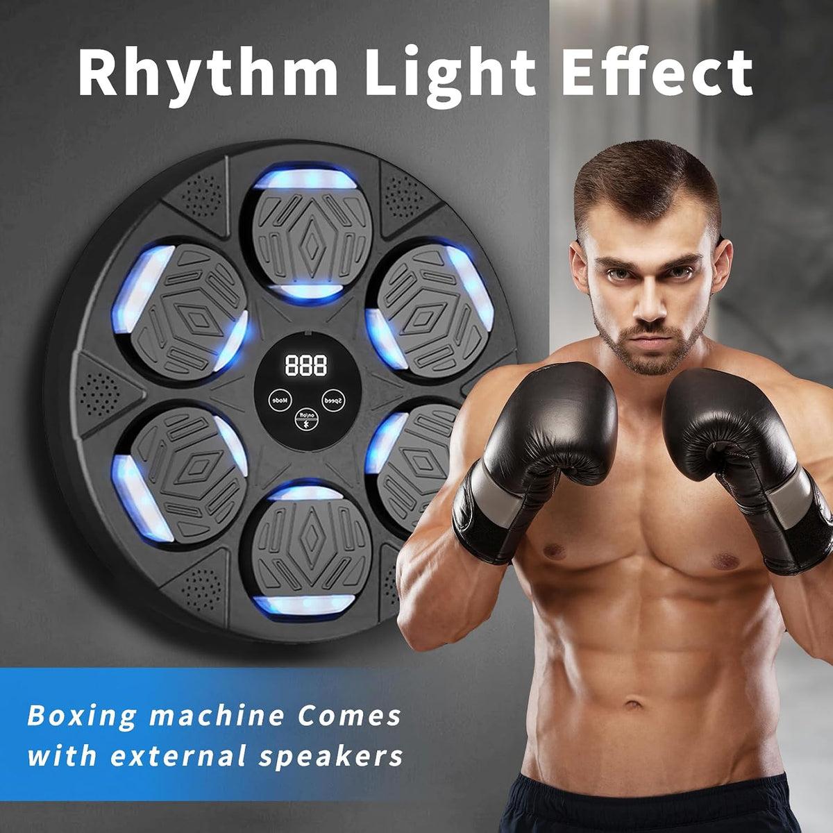 Music Boxing Machine for Adults and Kids with Boxing Gloves