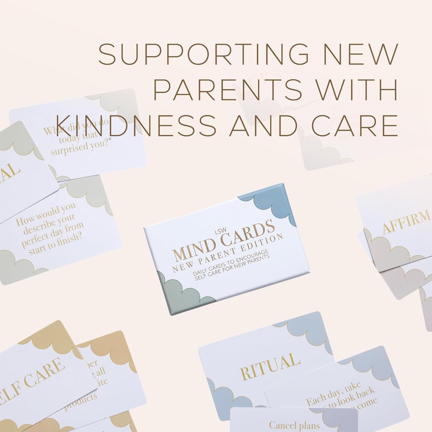 London Mind Cards | 45 Cards for Daily Emotional Support | Mindfulness Exercises & Self Care