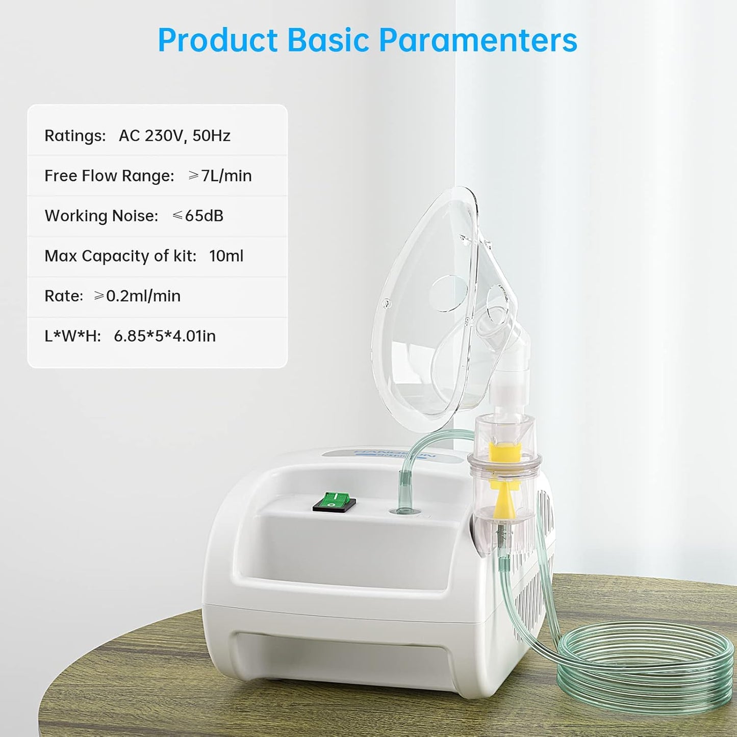 Compact Compressor System Vaporizer Mist Inhaler Machine