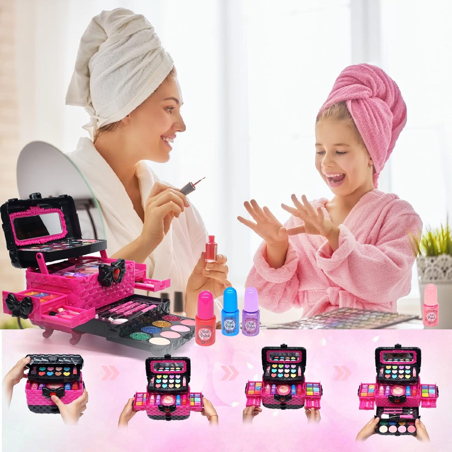 Kids Makeup Sets for Girls - Safe and Washable