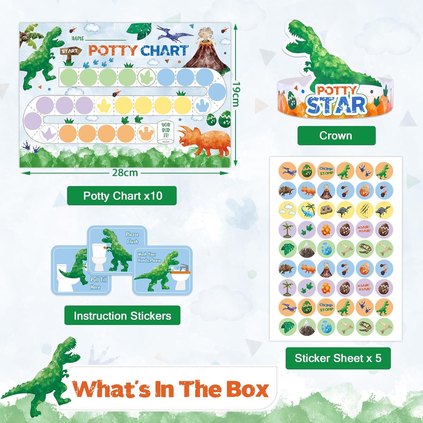 WERNNSAI Potty Training Chart