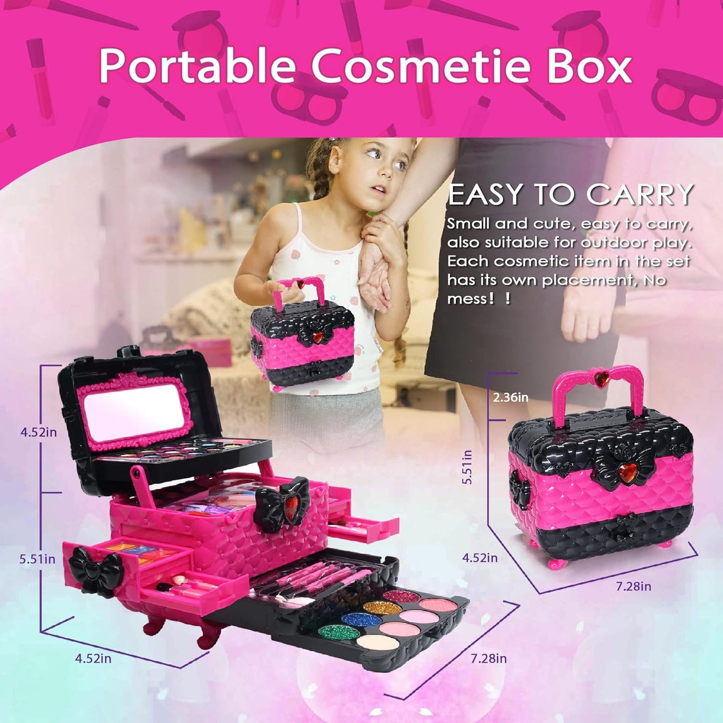 Kids Makeup Sets for Girls - Safe and Washable