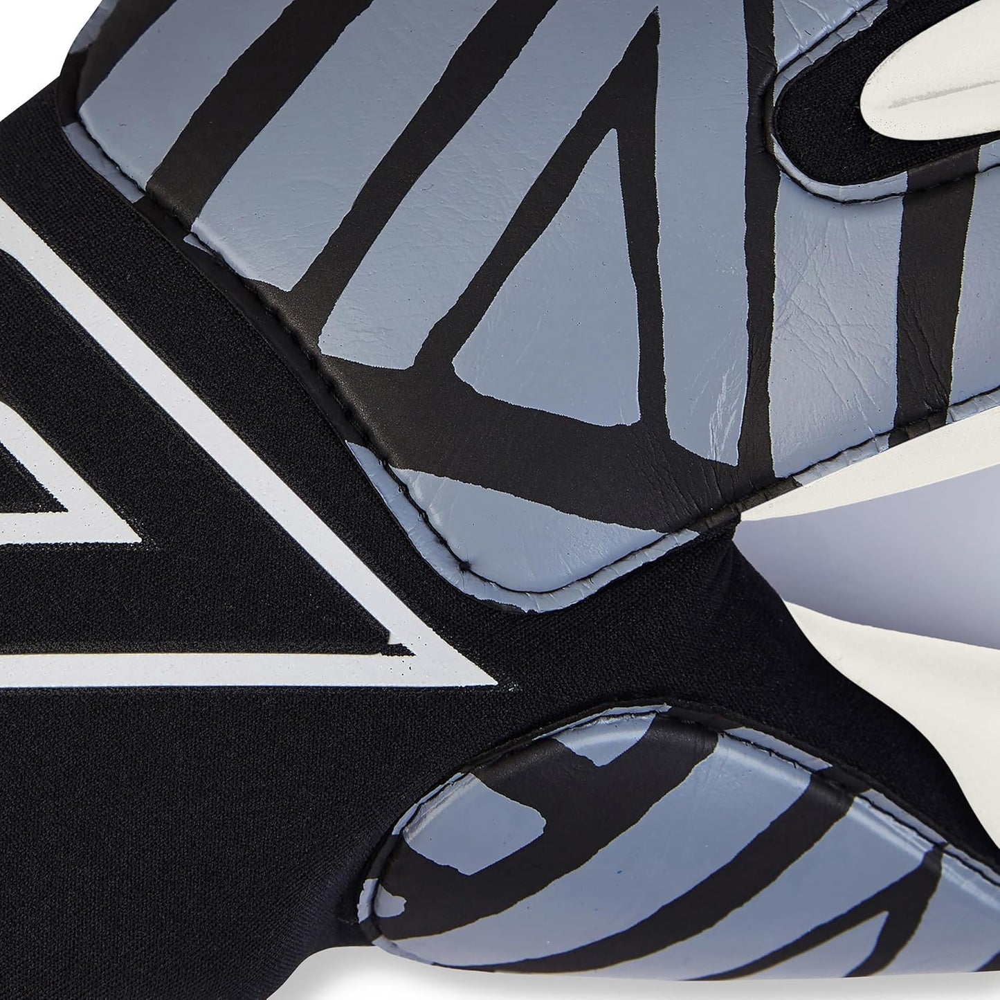 Mitre Impel Goalkeeper Gloves | Shock Absorption | Extra Grip (Black/Grey Size 8)