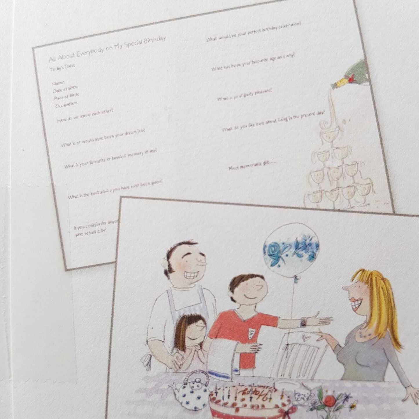 All About Everybody Personalized Birthday Book with Illustrations for Kids and Family Celebrations