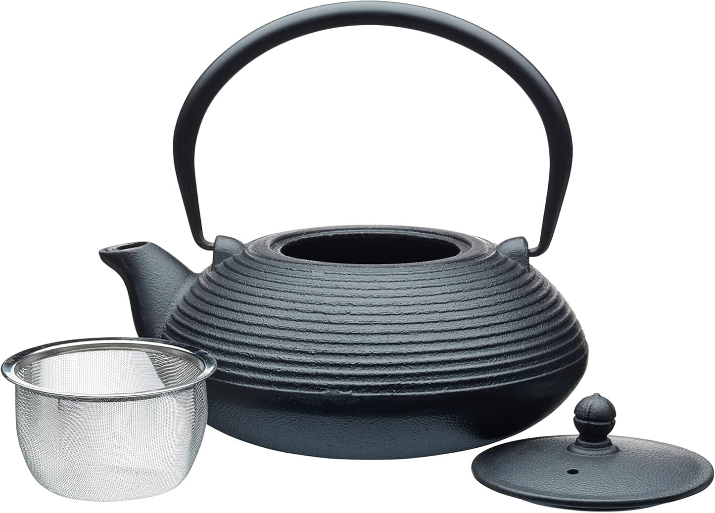 La Cafetière cast iron Japanese teapot with stainless steel infuser for brewing tea