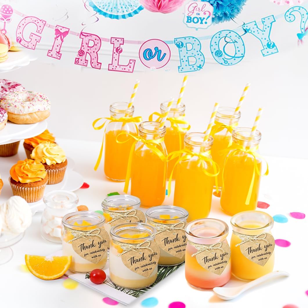 AIXIANG colorful party decorations featuring drinks, desserts, and a 'Girl or Boy' banner for celebrations