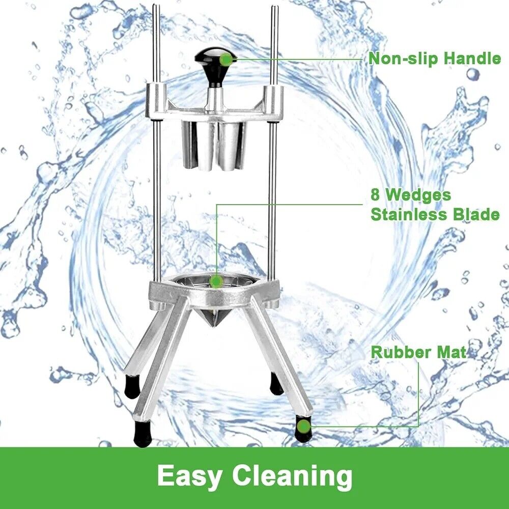 Maggica commercial lemon cutter with non-slip handle and stainless steel blades for easy lemon slicing