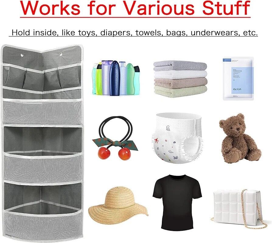 JarM corner hanging 3 tier shelf for organising toys towels and other items in a space-saving design
