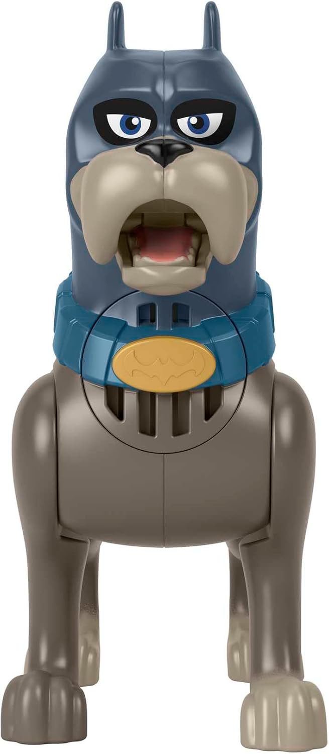 Fisher-Price DC Super Pet League Ace talking toy with realistic sounds and vibrant design for imaginative play