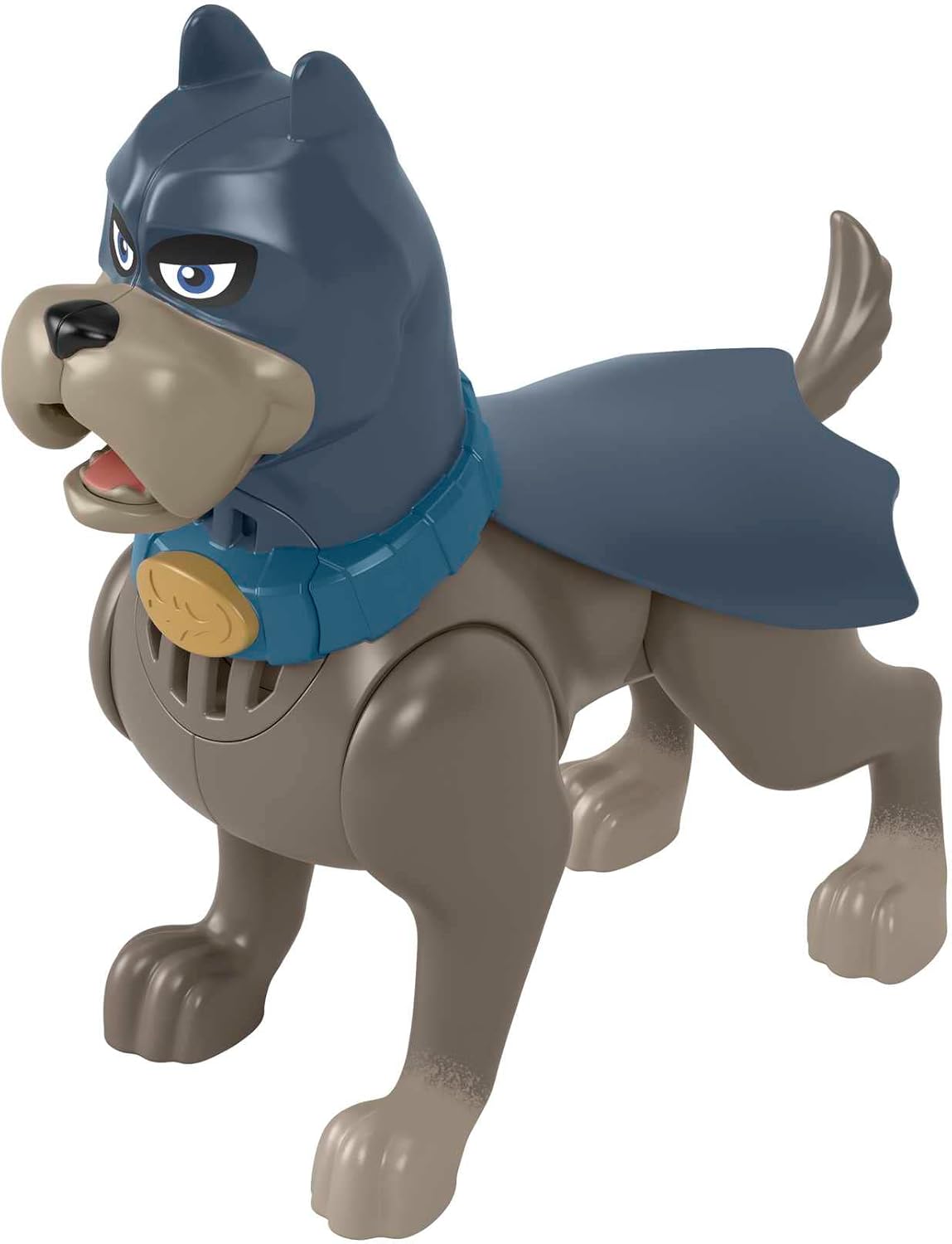 Fisher-Price DC Super Pet League Ace talking toy with cape and realistic sounds for interactive play