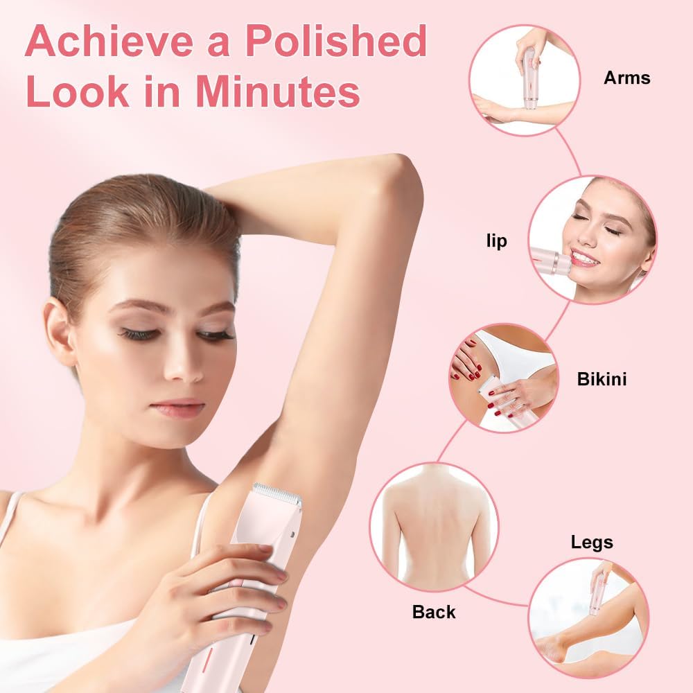JINPUS electric lady shaver for women designed for smooth, polished results on arms, legs, and bikini areas.