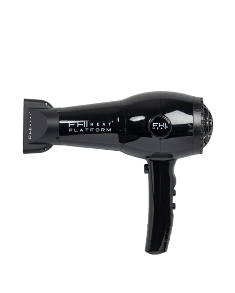 FHI Heat Platform 1900 Nano Lite Pro Hair Dryer in sleek black design for professional styling