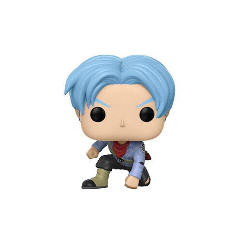 Future Trunks POP collectible figure with blue hair and a confident pose for anime fans