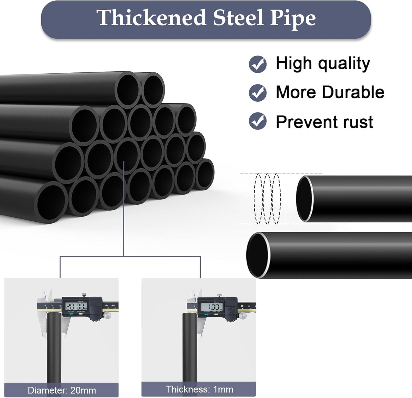 LOEFME heavy duty clothes rail for bedroom made of thickened steel pipe for durability and rust prevention