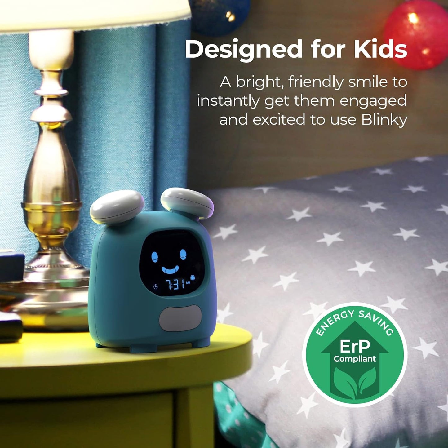 i-box kids alarm clock with cheerful design for encouraging morning routines in children