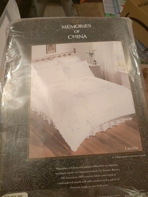 Memories of China king size quilt cover with elegant design, perfect for stylish bedroom decor