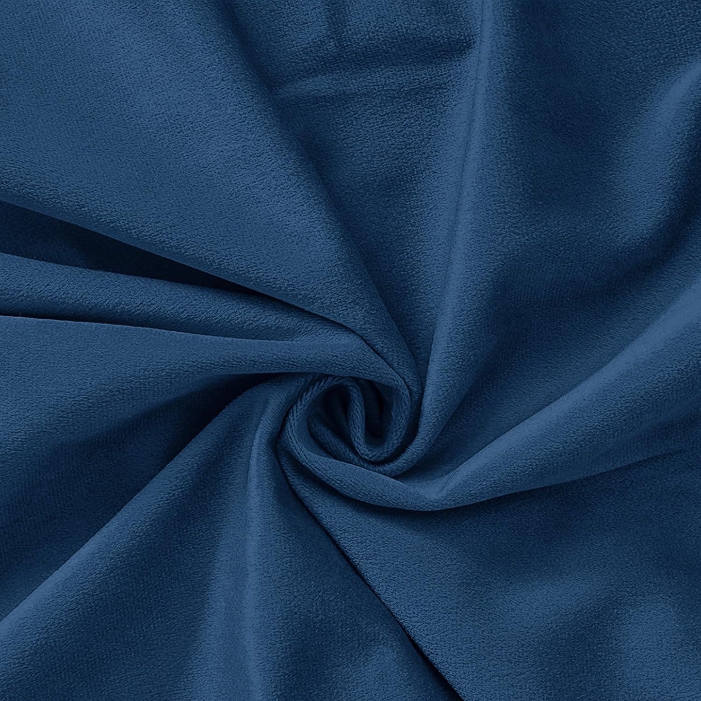 Soft navy crushed velvet cushion covers with a luxurious texture for home decor