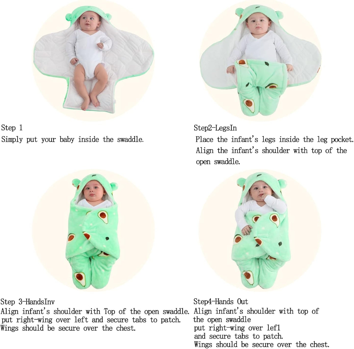 CYFSYXGS newborn baby blanket with cute frog design for easy swaddling and comfort