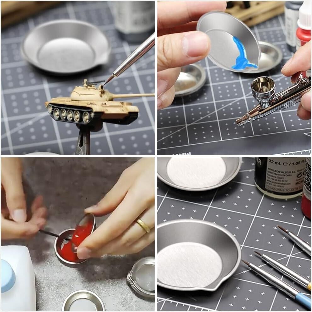 Diyesmart paint tray set with stirrers and pipettes for precise painting projects