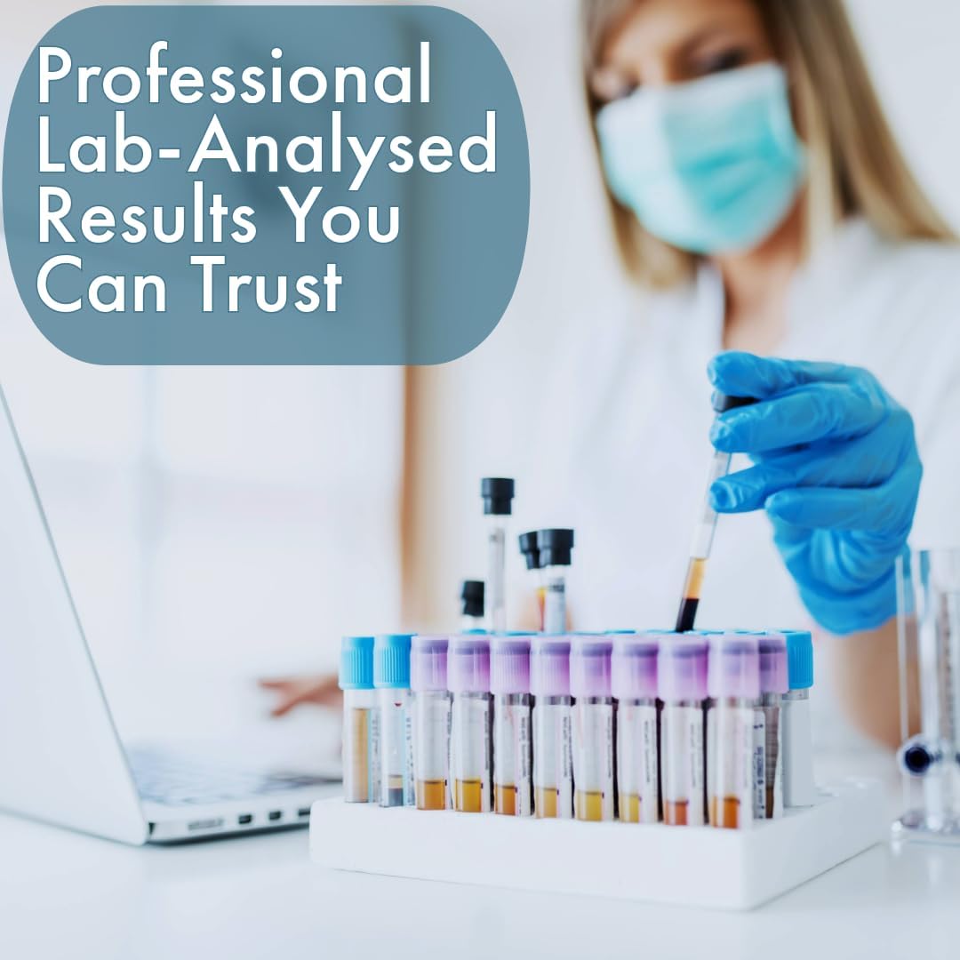 Professional lab technician using a progesterone home test kit for accurate results you can trust