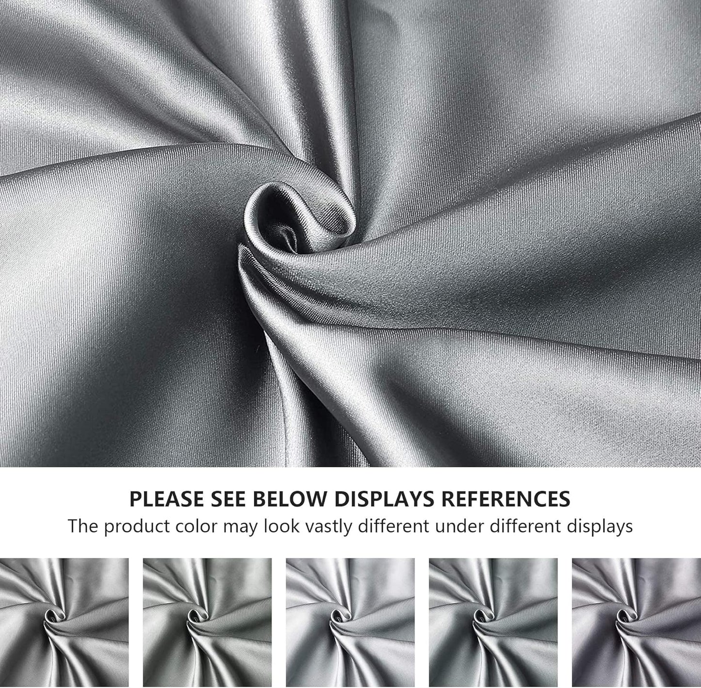 Luxurious silver satin pillowcase for hair and skin, soft fabric enhancing comfort and beauty