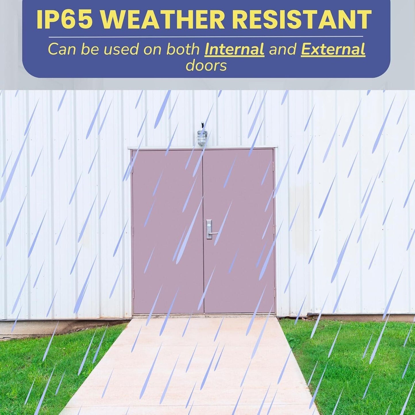 IP65 Weather Resistant Home Security Door Keypad for Internal and External Doors