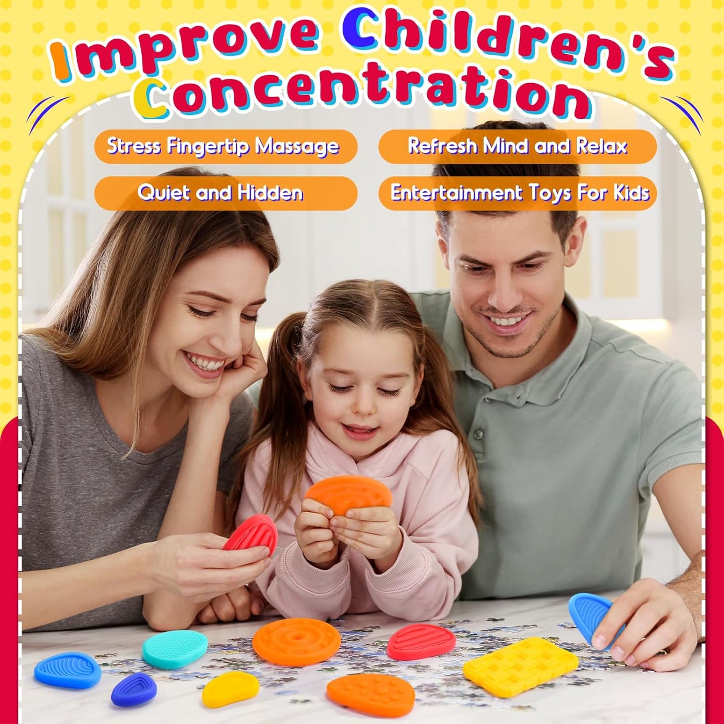 Leksakber sensory fidget toys set for children to improve concentration and provide relaxation