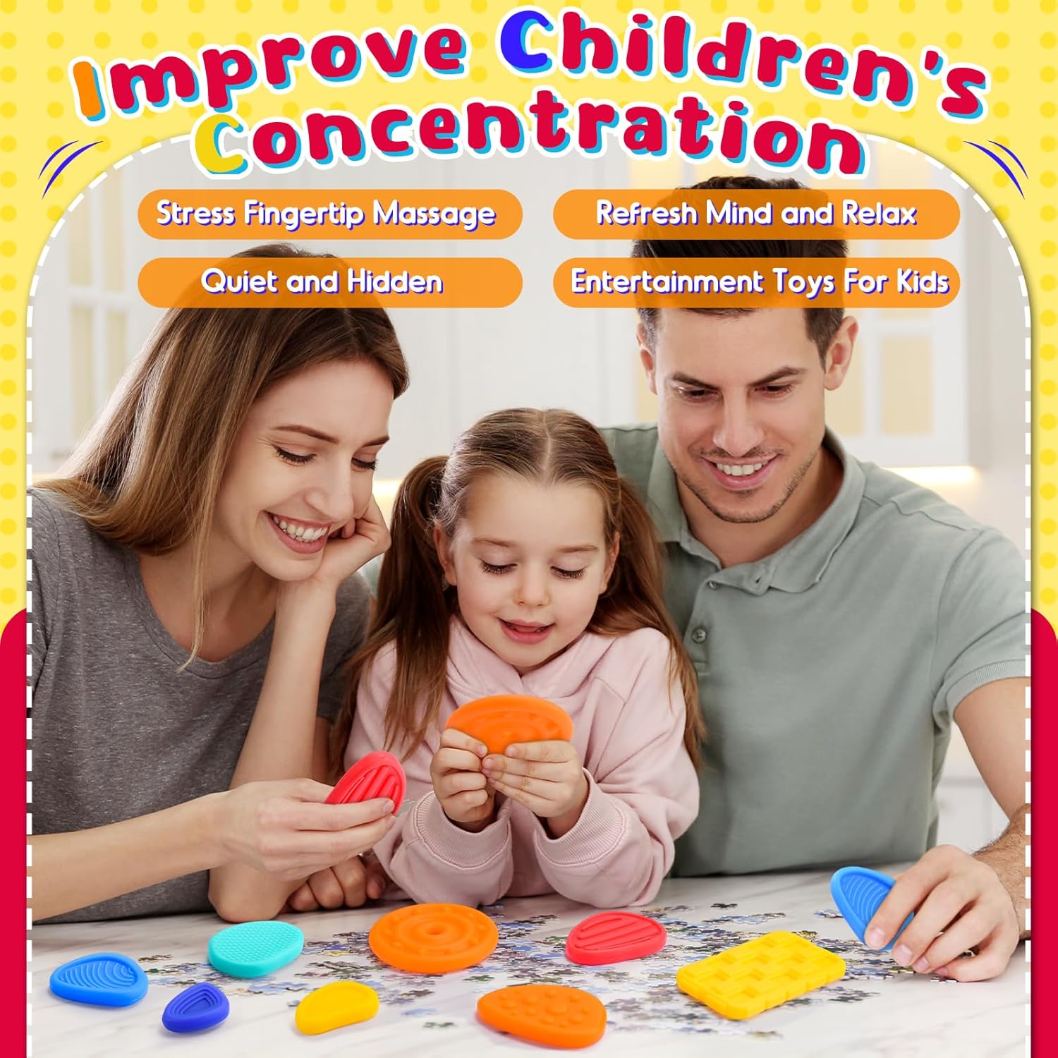 Leksakber sensory fidget toys set for children to improve concentration and provide relaxation