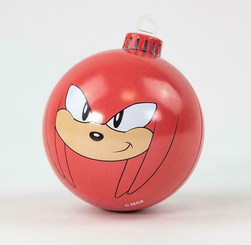 Numskull Sonic the Hedgehog Knuckles Christmas Ornament in Red with Character Design