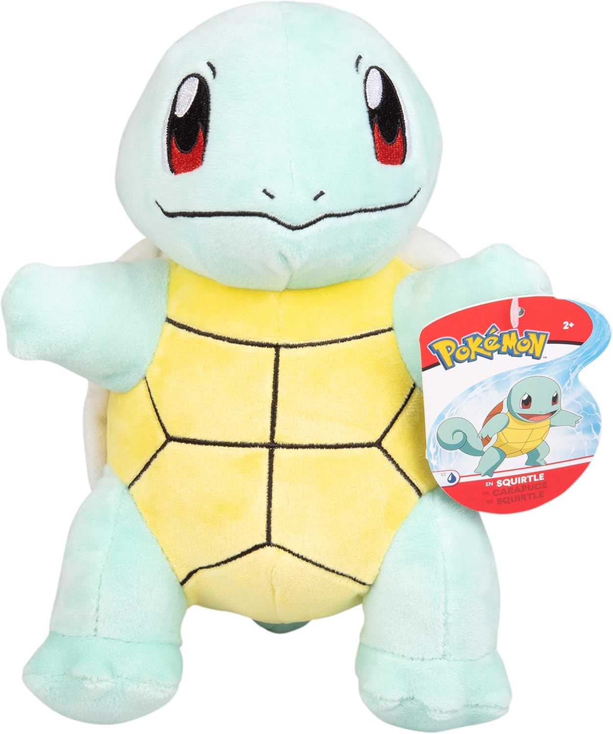 Wicked Cool Toys Squirtle plush toy - Soft and cuddly Pokémon character for all ages