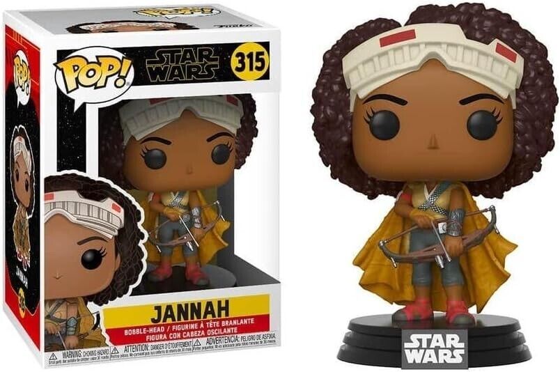 Funko Pop Star Wars Jannah Vinyl Figure with Bow and Arrow for Collectors