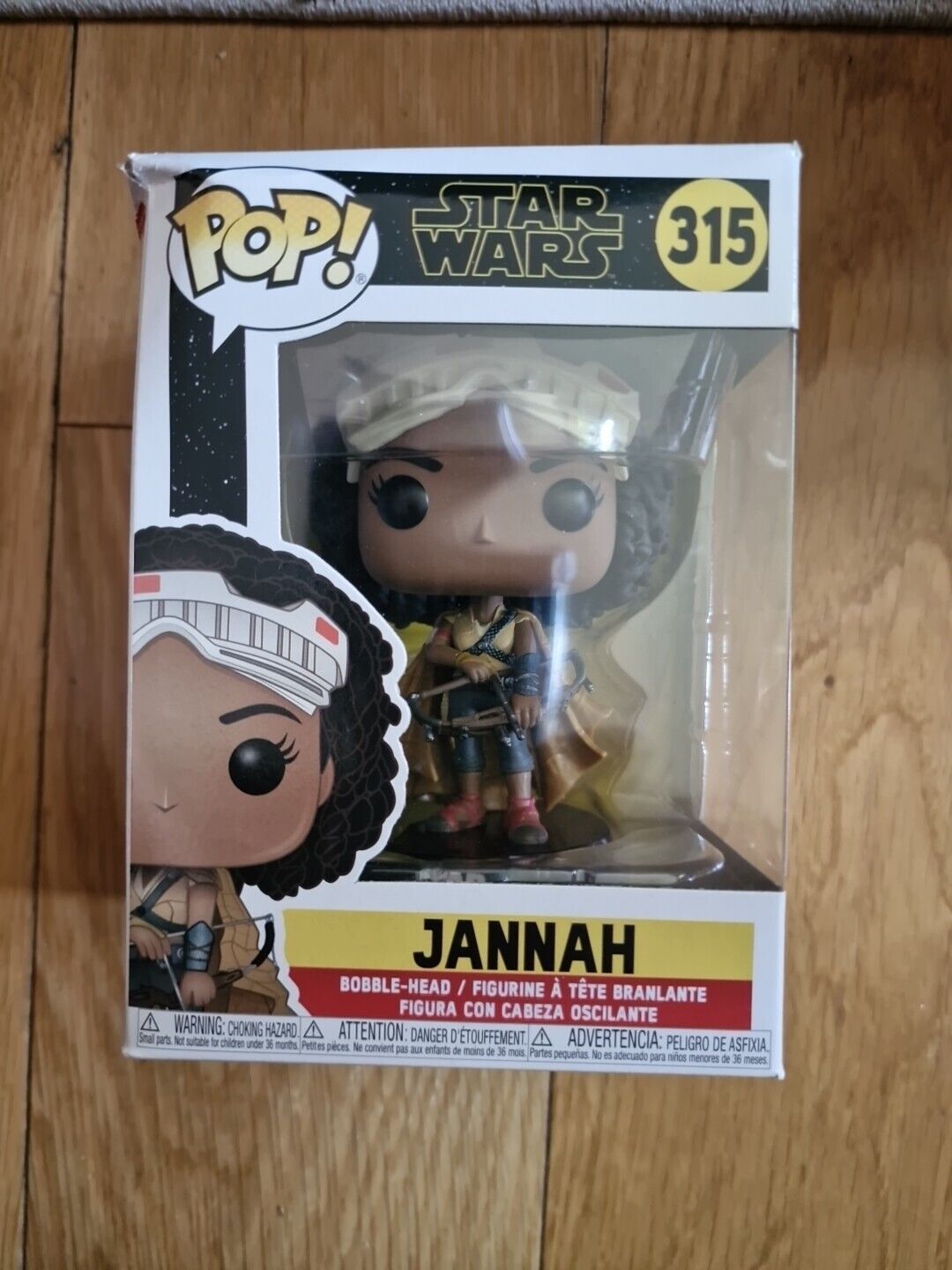 Funko Pop Star Wars Jannah Bobble-Head Figurine in Original Box with Collectible Design
