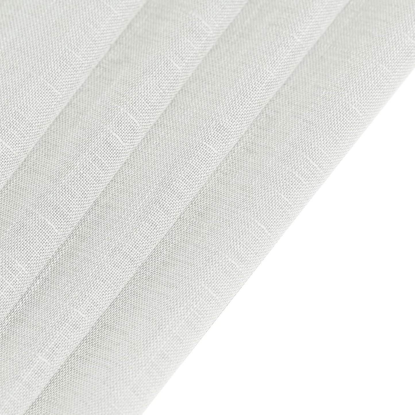 L.Z.E silver grey semi sheer kitchen curtains with a textured finish for subtle elegance